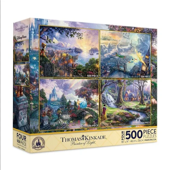 Disney Thomas Kinkade 500ピースパズル4点セット s-l400.jpg